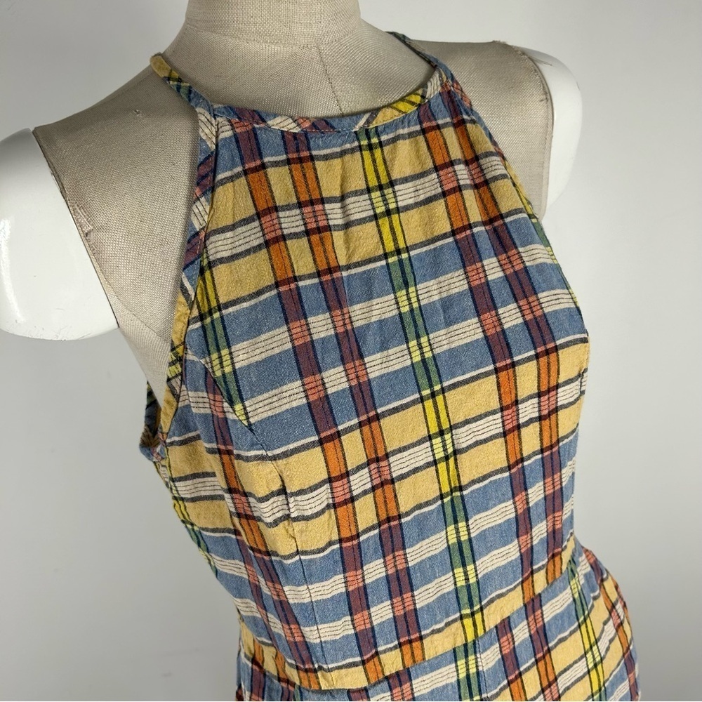 Urban Outfitters UO Hattie High-Neck Linen Jumpsuit 8 - Picture 6 of 15
